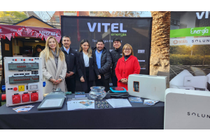 Stand de Vitel Energía en la Feria de Instalaciones Eléctricas en INACAP Ñuñoa
