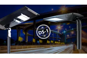 Luminaria de alumbrado público cumpliendo el Decreto Supremo 01 sobre contaminación lumínica en Chile