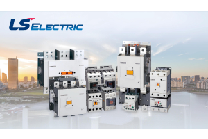 Gama de productos Ls Electric incluyendo interruptores eléctricos, dispositivos a riel din, variadores de frecuencia y soluciones de automatización industrial