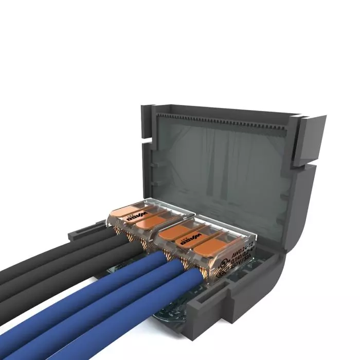 Conector Aislado en Gel IPX8 para Cable hasta 4mm2 + Conector WAGO 2x3 Vías main product photo