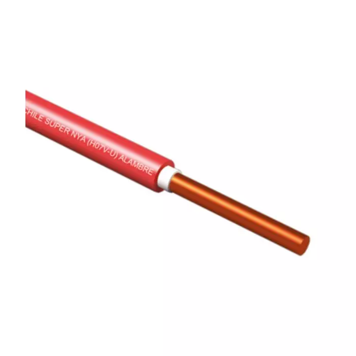 Alambre NYA 2.5mm² Rojo H07V-U x Metro main product photo