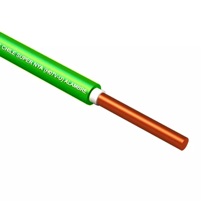 Alambre NYA 2.5mm² Verde H07V-U x Metro main product photo