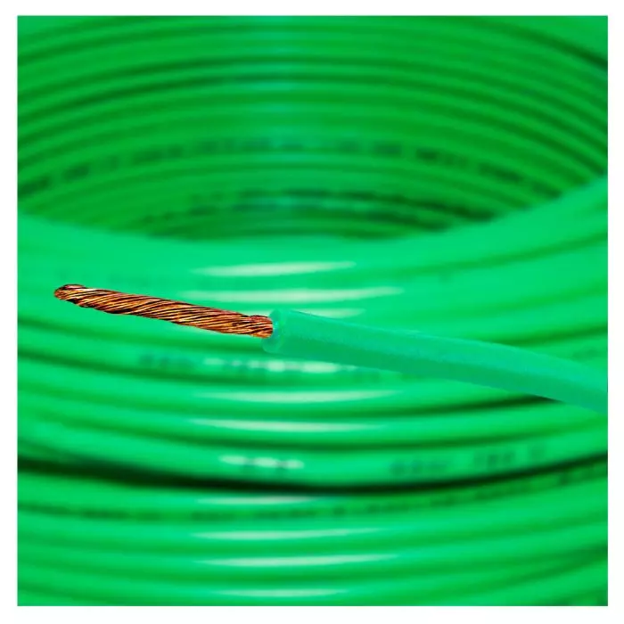 Cable Ca 0,75mm H05v-K Verde R-100m 500v 70°c 29107 main product photo