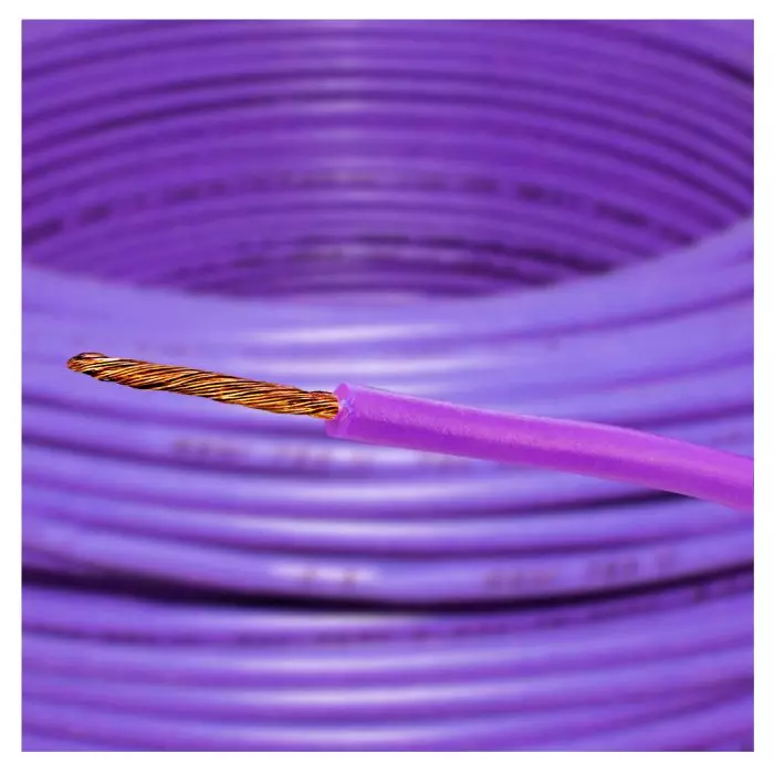 Cable Ca 1,0mm H05v-K Violeta R-100m 500v 70°c 29120 main product photo