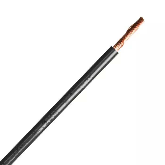 Cable Libre de Halógeno 2.5mm2 Negro H07Z1-K X Metro main product photo