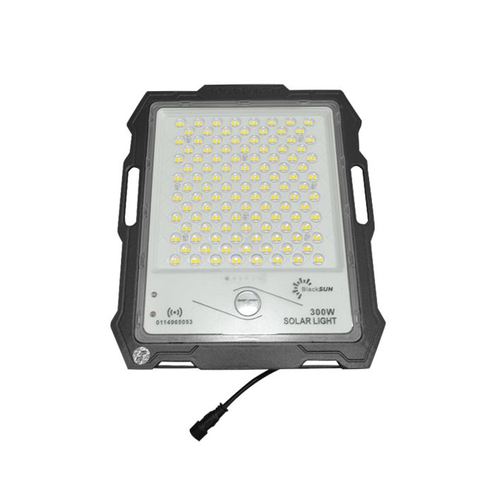Proyector Solar Led Regulable 300w Impermeable Luz Neutra VTEC