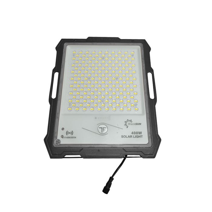 Proyector Solar LED 400W Regulable con Sensor 3000K IP65 VTEC