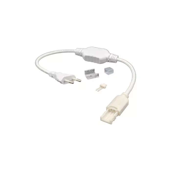 Cable de Poder + Tapa Final para Cinta LED 220VAC main product photo