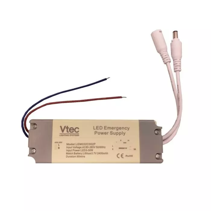 Kit Emergencia LED 50W para Driver Externo 220VAC 2400mAh main product photo