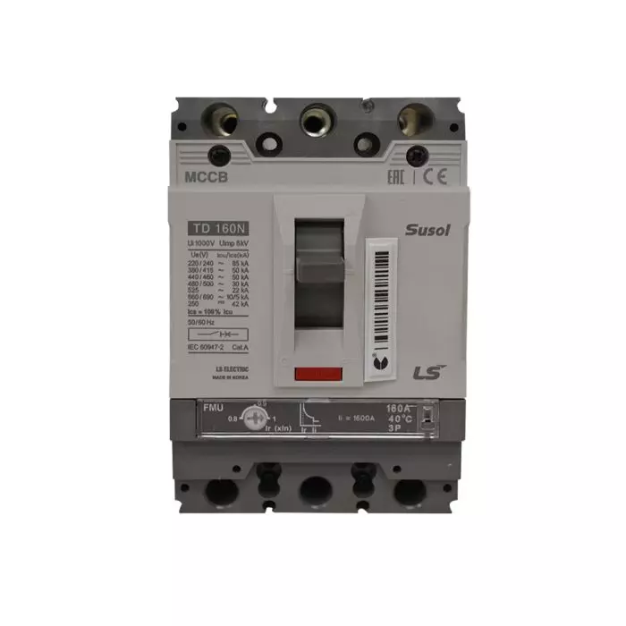 Interruptor Caja Moldeada Regulable 3X128-160A Ruptura 50KA main product photo