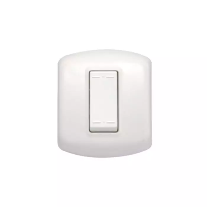 Interruptor Sobre Puesto 9/24 10A Modus Plus Blanco CAL1101BN main product photo