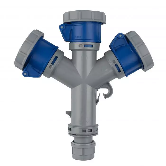 Enchufe Hembra Múltiple Vol IP67 De 3 Hembra 2x16 Amp +T 9432007 main product photo