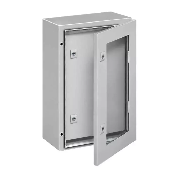 Tablero Metálico con Visor de Vidrio 600x400x200mm + Contrapuerta IP65 IK10 RAL7035 main product photo