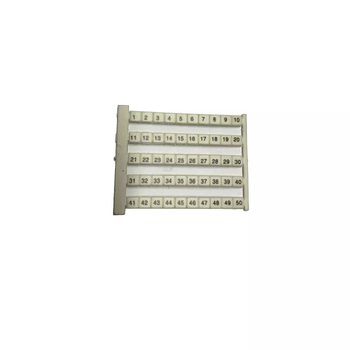 NÚMEROS MARCADORES P/BORNES DEL 1 AL 50 main product photo