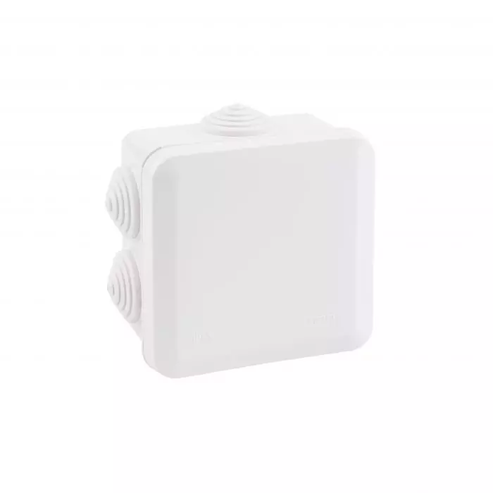 Caja De Distribución Abs 75x75x45mm Ip55 4 Conos Libre De Halógeno main product photo