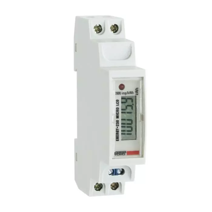 Contador Energia R/Din Monof. Energy-230 Micro Lcd 1p 25a main product photo