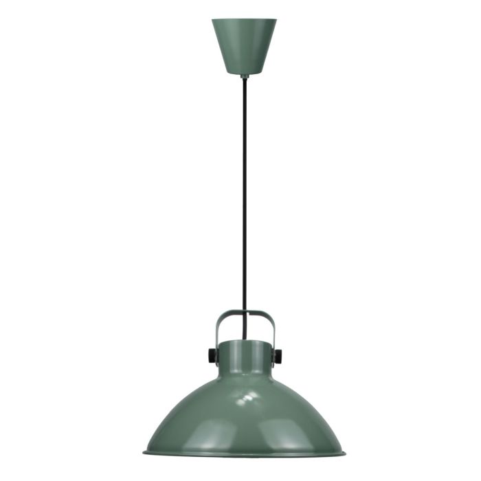 Lampara Colgante Decorativa Industrial Verde Claro & Negro Matte E-27 220VAC main product photo