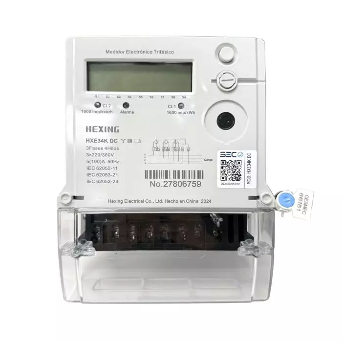 Medidor Bidireccional Trifásico 100A 50Hz IP54 Certificado TARIFA BT4.3 main product photo
