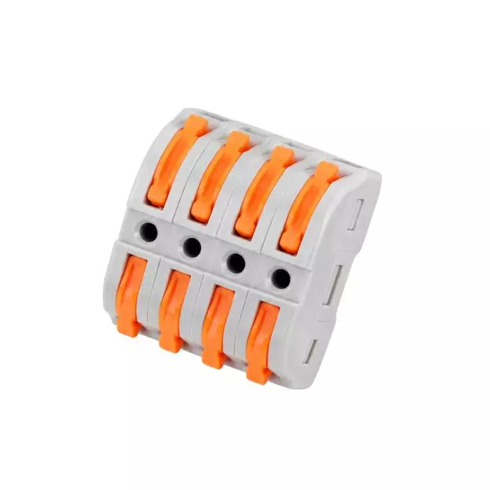 Conector Rápido Doble Fila 4P 32A 600VAC hasta 4mm2 Bolsa 5u main product photo