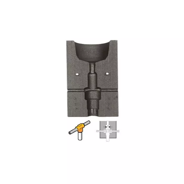 Molde De Grafito Para Barra Tierra 5/8 Tipo T 70mm (2/0awg) main product photo