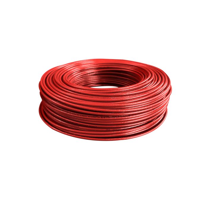 Clips para cables Rojo 1/4 (Pack de 6)