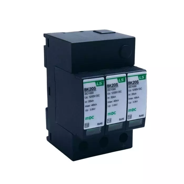PROTECCION DE SOBRETENSION DC BK CLASE II 40kA 2P+T 1000VDC main product photo