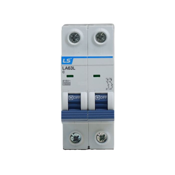 Interruptor Automático 2x50A Curva C Ruptura 15kA LS ELECTRIC