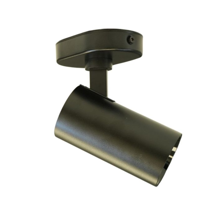 TECTO Deckenleuchte Schwarz – Für 1x GU10 Lampe, Bis 50 W, Energieklasse A++ Bis E
