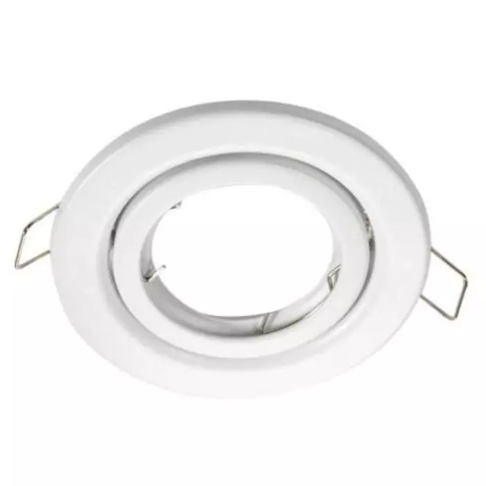 Foco Embutido Basculante GU-10 Blanco Ø100mm IP20 (Base GU-10 no incluida) main product photo
