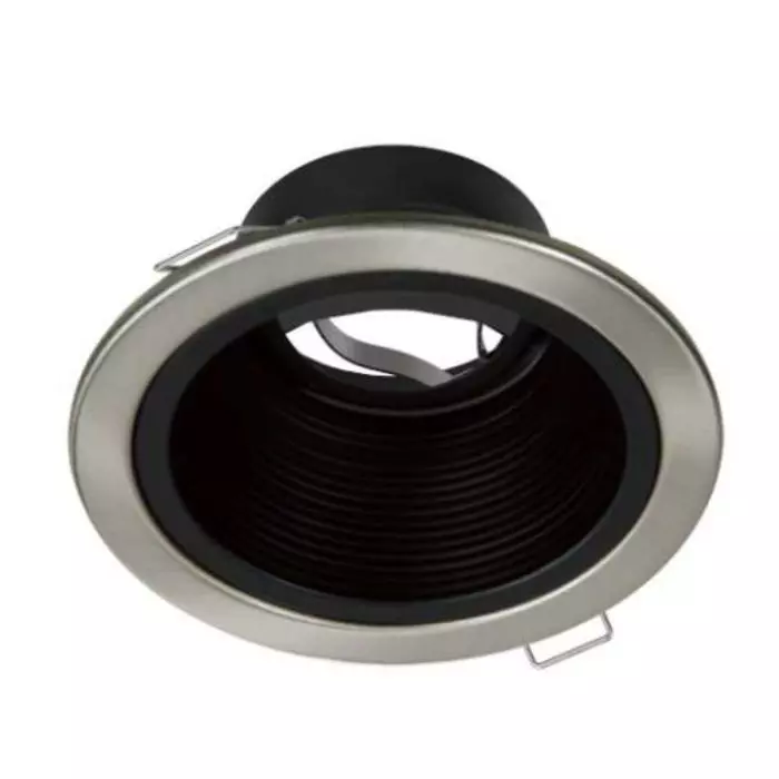 Foco Embutido Anti-Deslumbrante Retraido GU-10 Ø109mm IP20 Negro (Base GU-10 no incluida) main product photo
