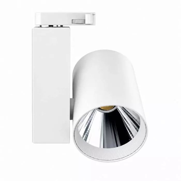 Foco Riel LED 3 VIAS 30W Tri-White (2700K - 3000K - 4000K) Blanco Ø82x188mm main product photo