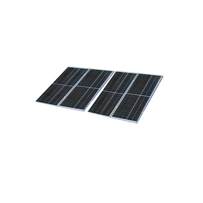 Soporte para 3 placas solares inclinado 15º (paneles hasta 2400x1134mm)