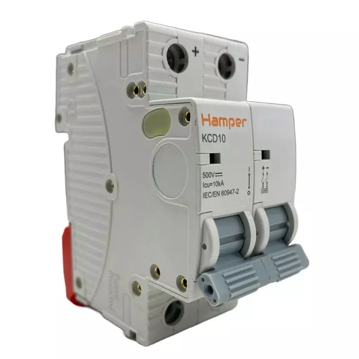 Interruptor Automático 2x2A Corriente Continua Curva C 10kA 500VDC KCD10 main product photo