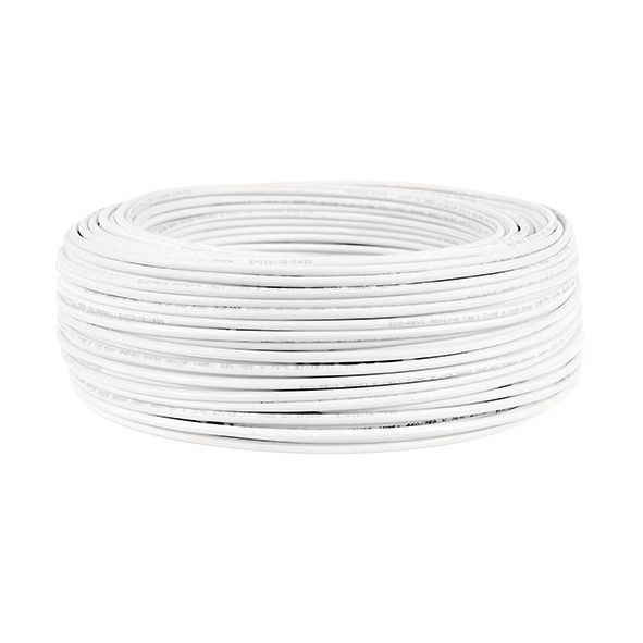 Cable Libre de Halogeno 4.0mm² Blanco H07Z1-K X Rollo 100 Mts. REVI