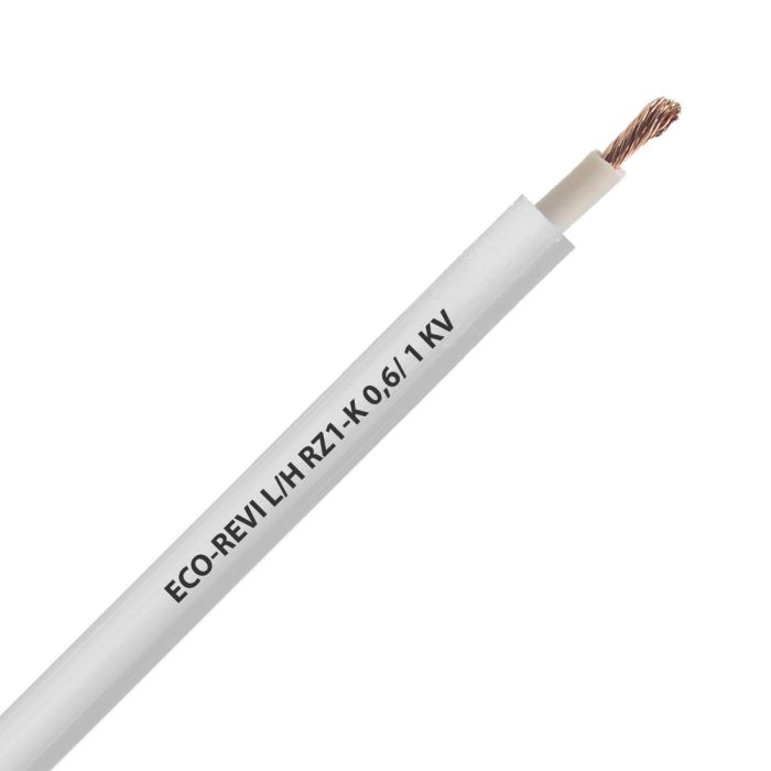 Cable Libre De Halógeno 2.5mm² Blanco RZ1-K Monopolar x Metro REVI
