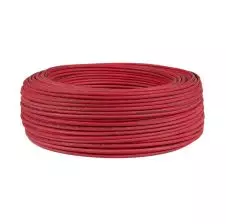 Cable Libre de Halógeno 6.0mm2 Rojo H07Z1-K X Rollo 100 Mts. REVI