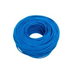 Cable Utp Azul 4pares Cat-6 100% Cobre Libre De Halogenos Metro NET TRONIC