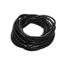 Espiral Negro Ø7.5-10mm Rollo 10mts GENERAL CONNECTOR