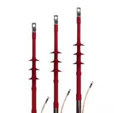 Mufa Terminal Termo Contraíble Interior 35-95mm2 36kV Kit 3 Terminaciones Monopolares ETELEC