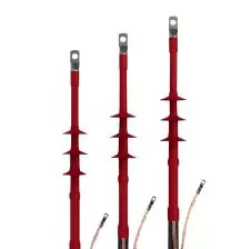 Mufa Terminal Termo Contraíble Exterior 50-95mm2 36kV Kit 3 Terminaciones Monopolares ETELEC