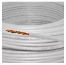 Cable Ca 0,5mm H05v-K Blanco R-100m 70°c 500v 29086