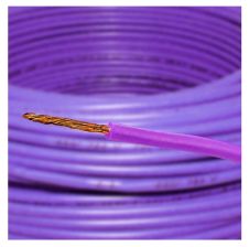 Cable Ca 0,5mm H05v-K Violeta R-100m 70°c 500v 29088