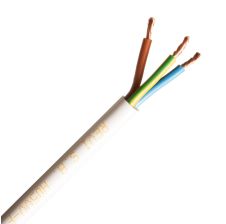 Cordon Flexible 2x0,75m/M H05vv-F Bco.R-100mts.300/500v.(A) REVI
