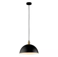 Lampara Colgante Decorativa Negro Matte & Oro Brillante E-27 220VAC VTEC
