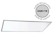 Panel LED Double Slim Tri-White 48W UGR<19 4600 Lúmenes IP54 1213x603mm VTEC