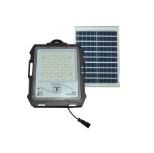 Proyector Solar Led Regulable 100w Impermeable Luz Neutra VTEC