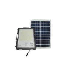 Proyector Solar Led Regulable 400w Impermeable Luz Neutra VTEC