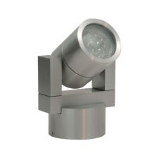 Foco Sobrepuesto Hermético Dirigible GU-10 Gris IP54 BOK - OUT 7 VTEC