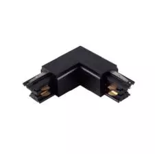 Conector tipo (L) Para Riel 3 VIAS Negro VTEC