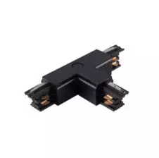 Conector (T) Para Riel 3 VIAS Negro VTEC
